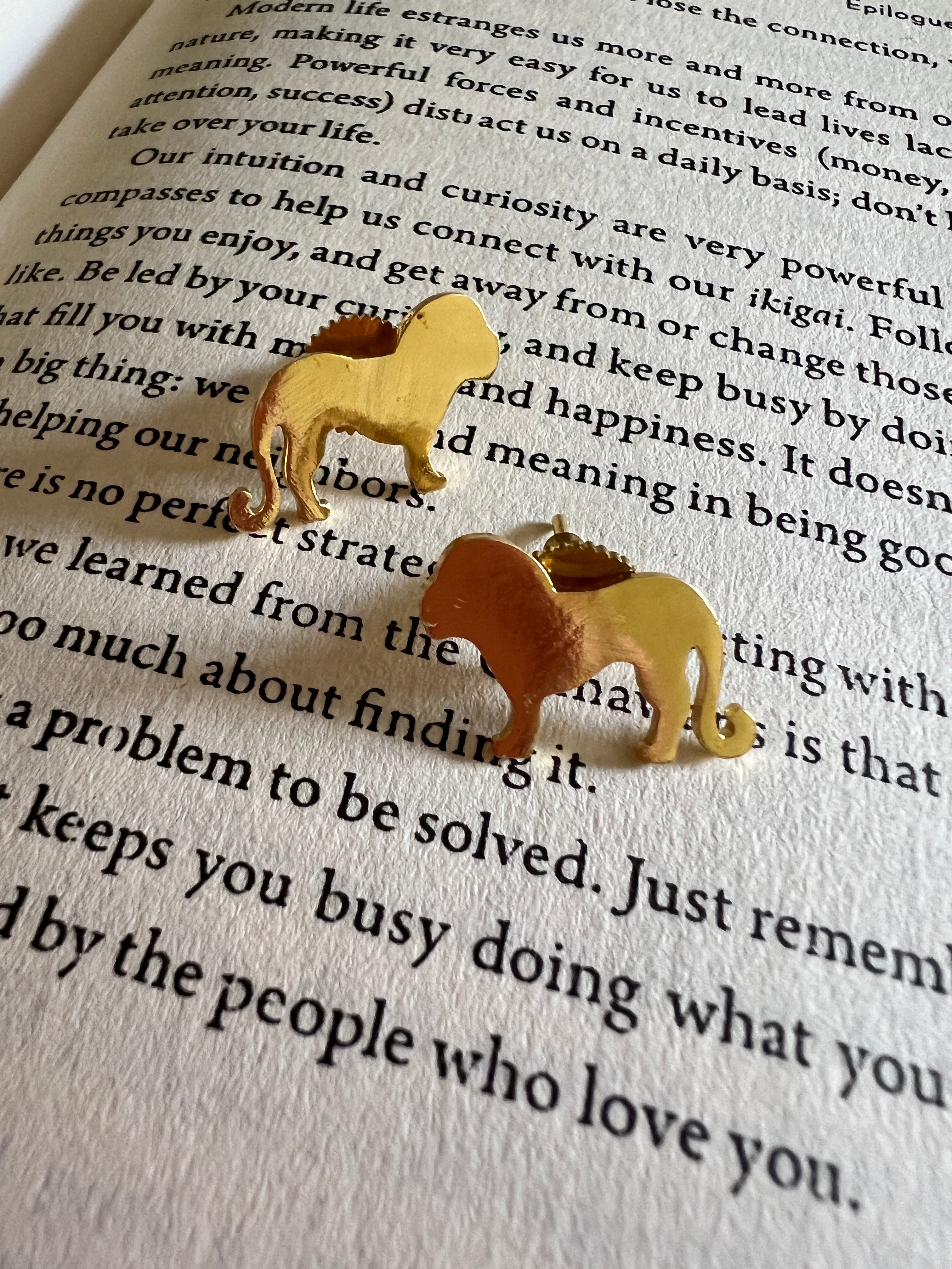 Lion Studs